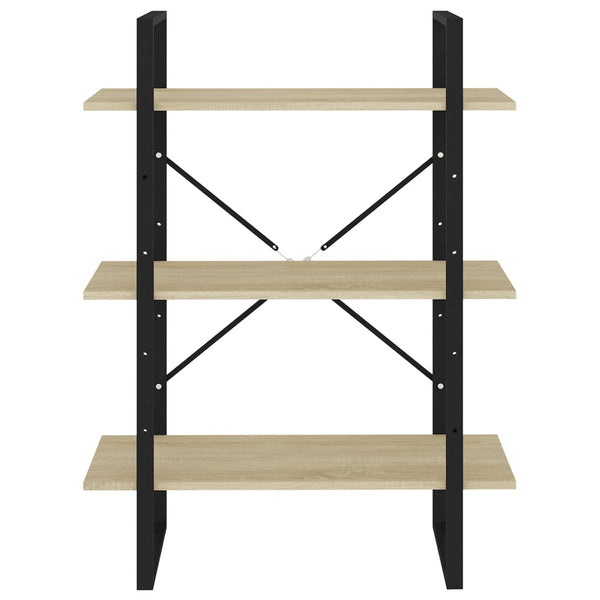 Bücherregal Sonoma Eiche, 80 cm
