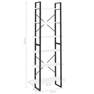 Weißer Hochschrank 80x30x210 cm