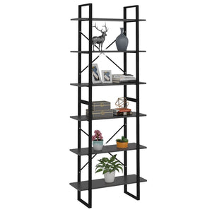 Grauer Hochschrank 80x30x210 cm