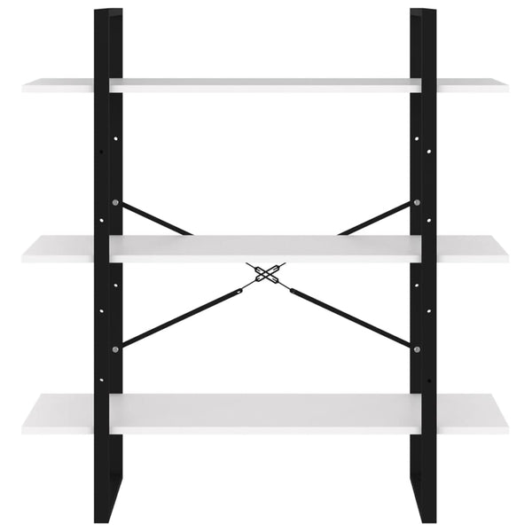 Weißes Bücherregal 100x30x105 cm