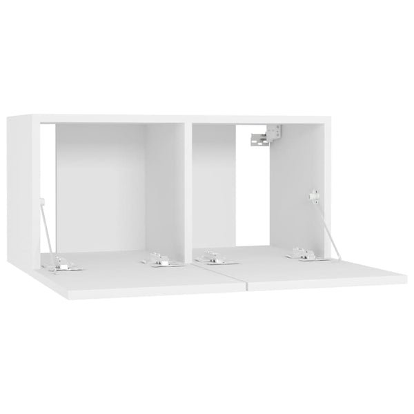 vidaXL TV Cabinets 4 pcs. White 60x30x30 cm Engineered Wood