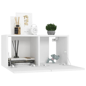 vidaXL TV Cabinets 4 pcs. White 60x30x30 cm Engineered Wood