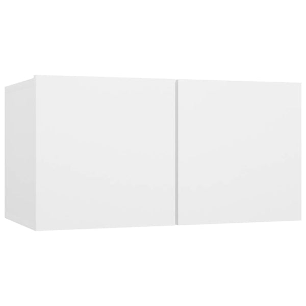 vidaXL 10-piece TV Cabinet Set White Engineered Wood
