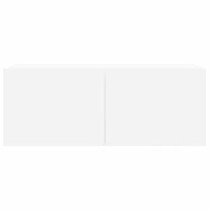 vidaXL 8-Piece TV Cabinet Set White Engineered Wood