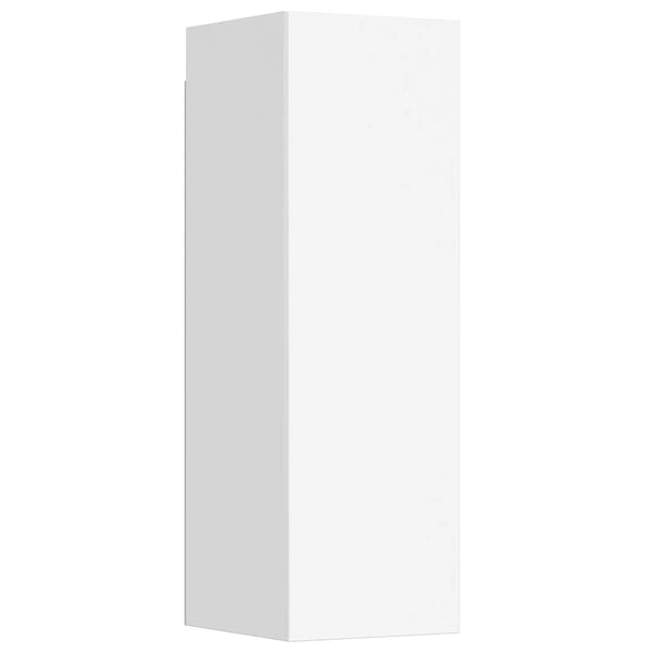 vidaXL 5-Piece TV Cabinet Set White Engineered Wood