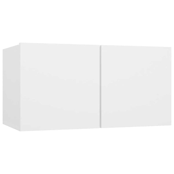 vidaXL 3-Piece TV Cabinet Set White Engineered Wood