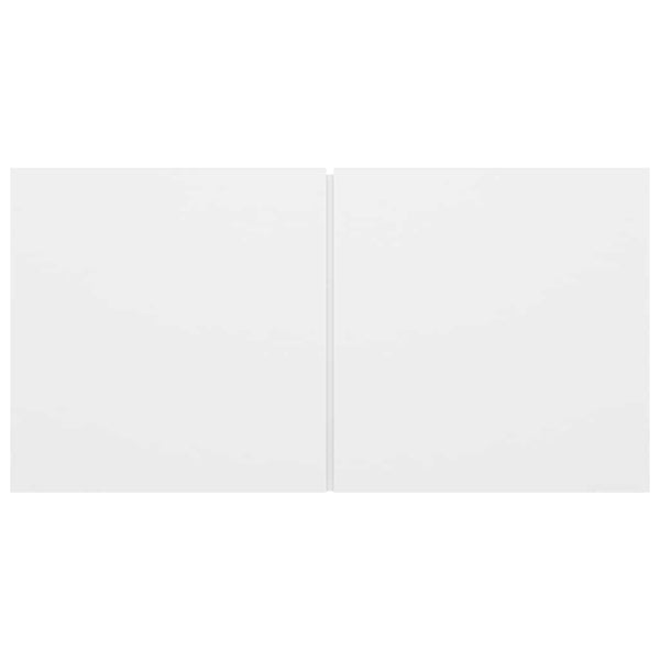 vidaXL 6-Piece TV Cabinet Set White Engineered Wood