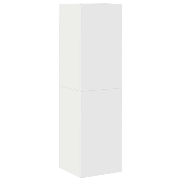vidaXL 4-Piece TV Cabinet Set White Engineered Wood