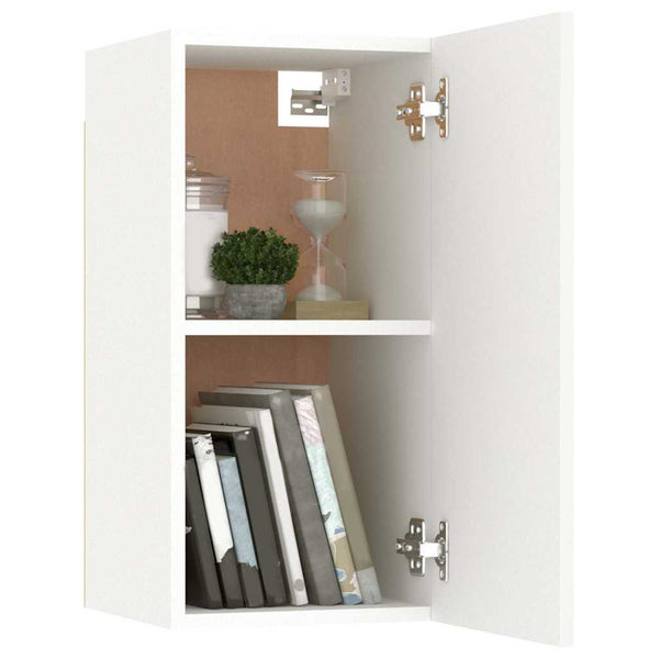 vidaXL 7-Piece TV Cabinet Set White Engineered Wood