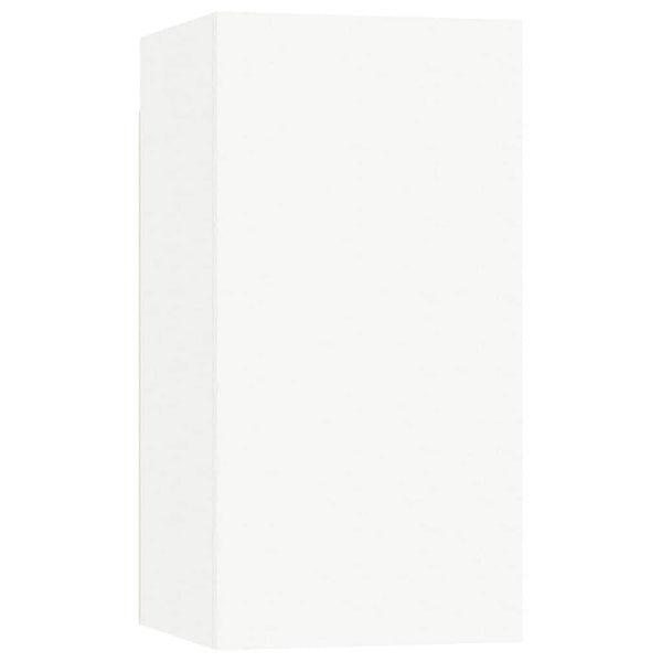 vidaXL 7-Piece TV Cabinet Set White Engineered Wood