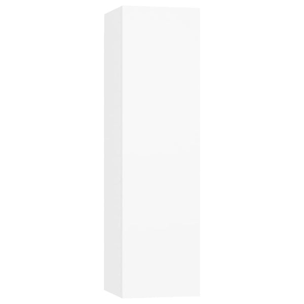 vidaXL 3-Piece TV Cabinet Set White Engineered Wood