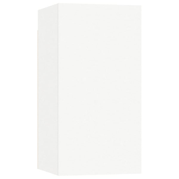 vidaXL 4-Piece TV Cabinet Set White Engineered Wood