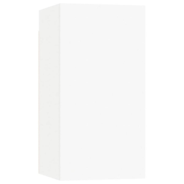 vidaXL 6-Piece TV Cabinet Set White Engineered Wood