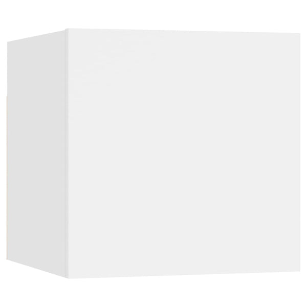 vidaXL 6-Piece TV Cabinet Set White Engineered Wood
