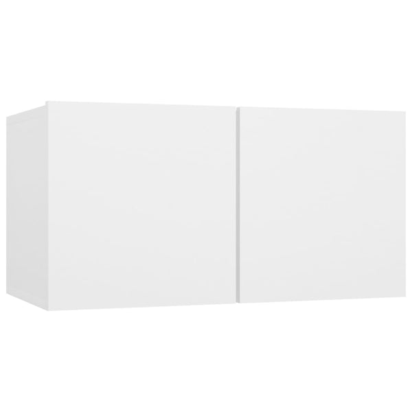 vidaXL 5-Piece TV Cabinet Set White Engineered Wood