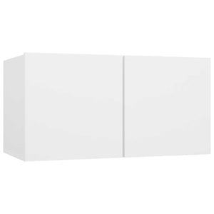 vidaXL 5-Piece TV Cabinet Set White Engineered Wood