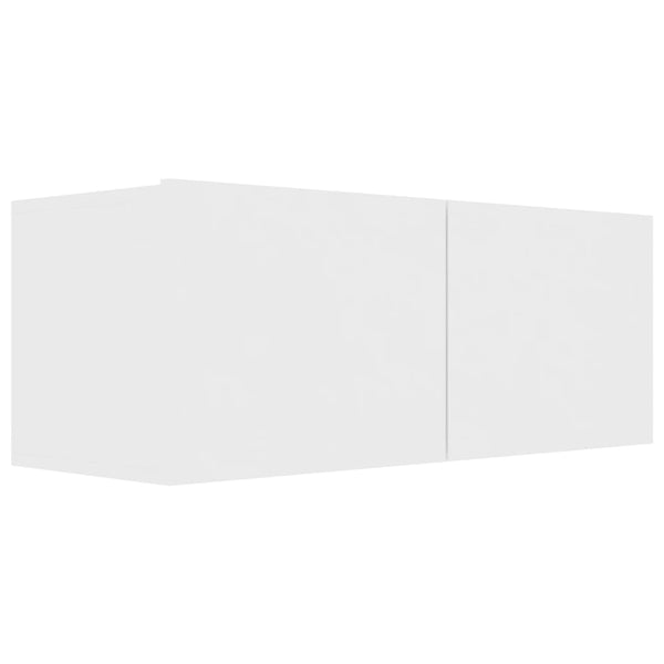 vidaXL 7-Piece TV Cabinet Set White Engineered Wood