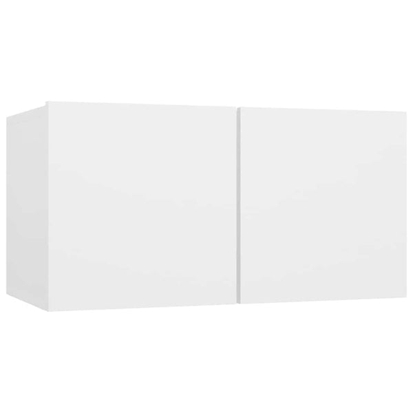 vidaXL 7-Piece TV Cabinet Set White Engineered Wood