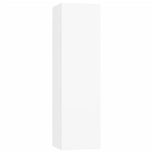 vidaXL 7-Piece TV Cabinet Set White Engineered Wood