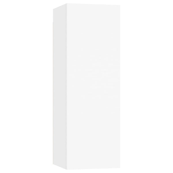 vidaXL 9-piece TV Cabinet Set White Engineered Wood