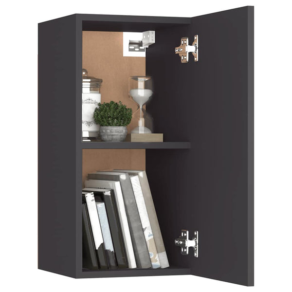 vidaXL 3-Piece TV Cabinet Set Grey Engineered Wood