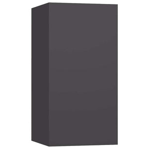 vidaXL 3-Piece TV Cabinet Set Grey Engineered Wood
