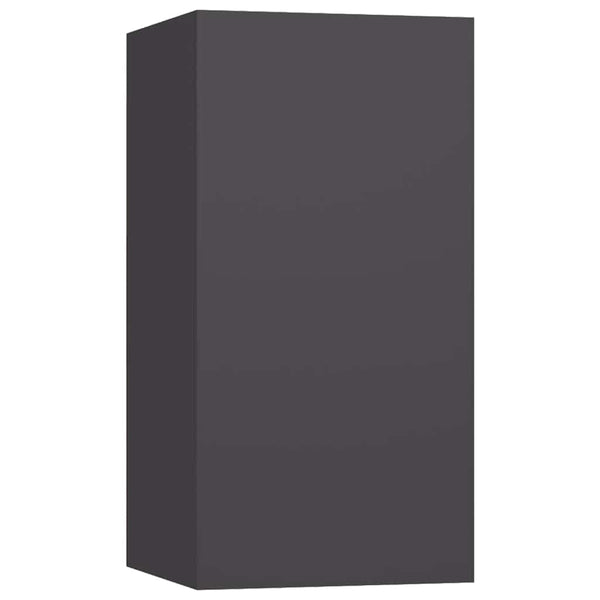 vidaXL 3-Piece TV Cabinet Set Grey Engineered Wood