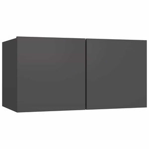 vidaXL 3-Piece TV Cabinet Set Grey Engineered Wood