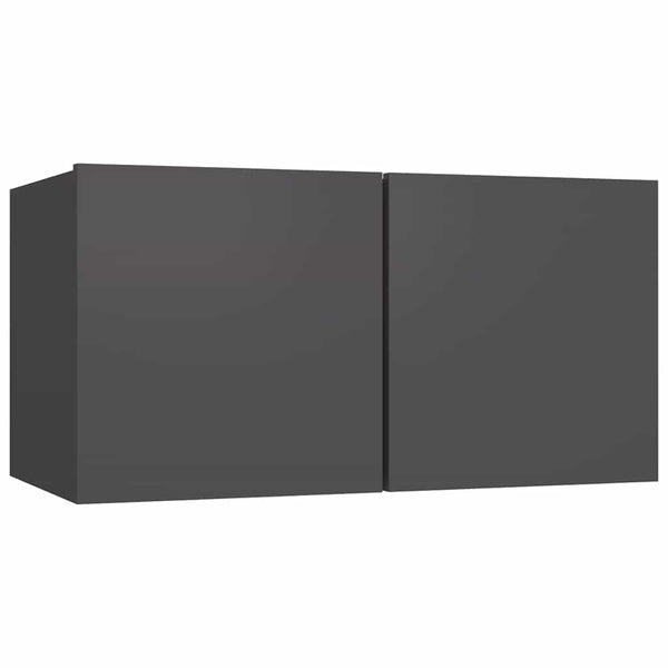 vidaXL 3-Piece TV Cabinet Set Grey Engineered Wood