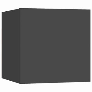 vidaXL 6-Piece TV Cabinet Set Grey Engineered Wood