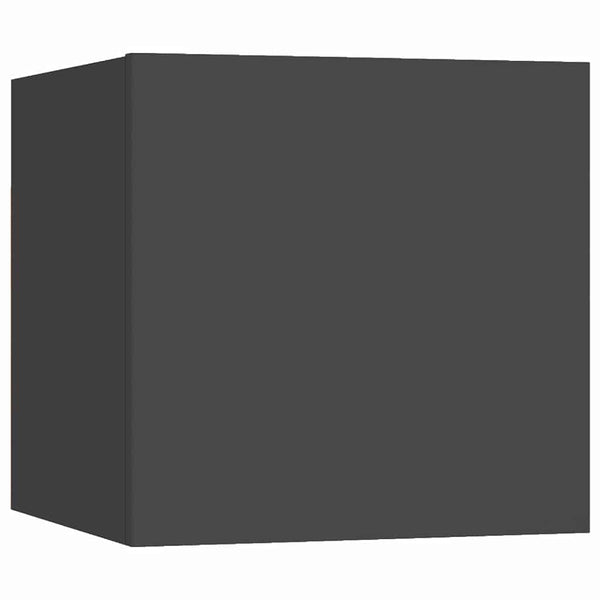 vidaXL 6-Piece TV Cabinet Set Grey Engineered Wood