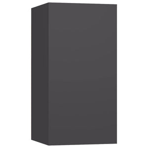 vidaXL TV Cabinets 4 pcs. Gray 30.5x30x60 cm Engineered Wood