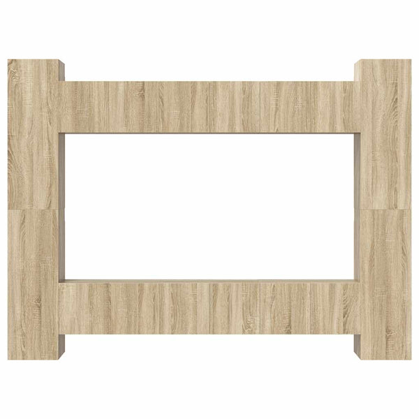 vidaXL 10-piece TV Cabinet Set Sonoma Oak Engineered Wood