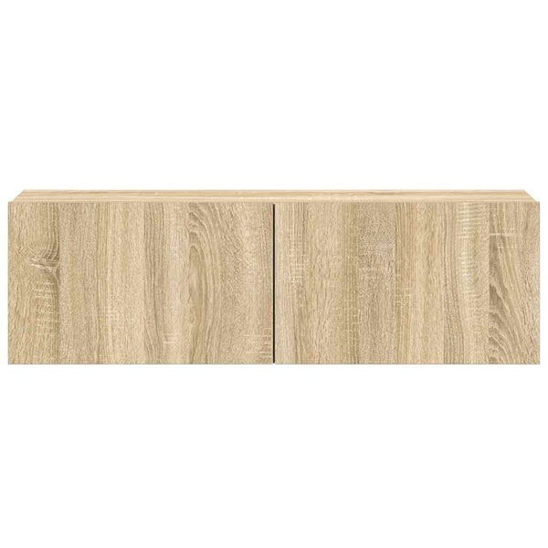 vidaXL 3-Piece TV Cabinet Set Sonoma Oak Engineered Wood