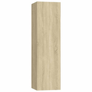 vidaXL 3-Piece TV Cabinet Set Sonoma Oak Engineered Wood