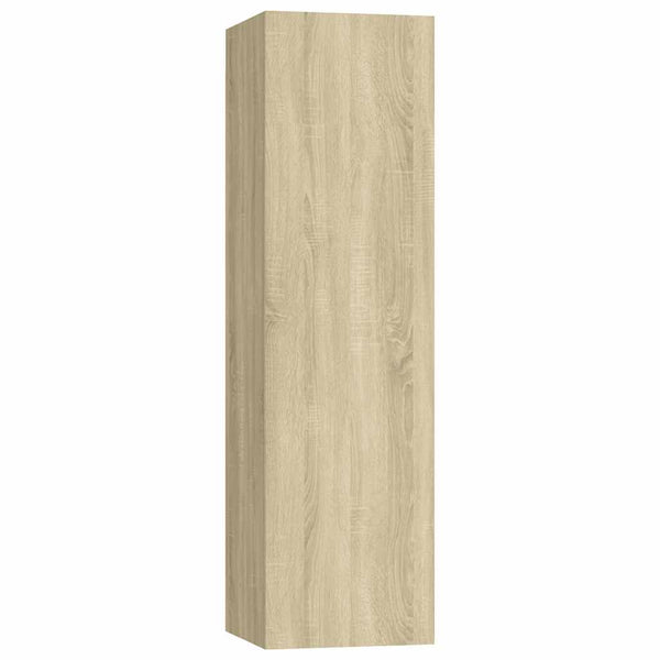 vidaXL 3-Piece TV Cabinet Set Sonoma Oak Engineered Wood