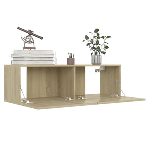 vidaXL 6-Piece TV Cabinet Set Sonoma Oak Engineered Wood