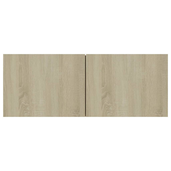 vidaXL TV Cabinets 3 pcs Sonoma Oak Engineered Wood