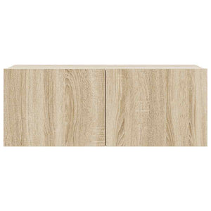 vidaXL 8-Piece TV Cabinet Set Sonoma Oak Engineered Wood