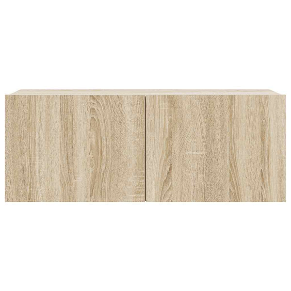 vidaXL 8-Piece TV Cabinet Set Sonoma Oak Engineered Wood