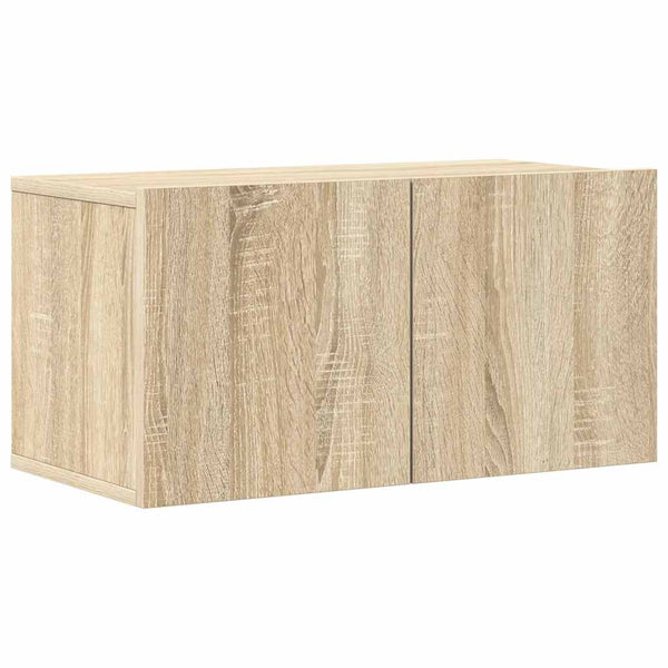 vidaXL 8-Piece TV Cabinet Set Sonoma Oak Engineered Wood