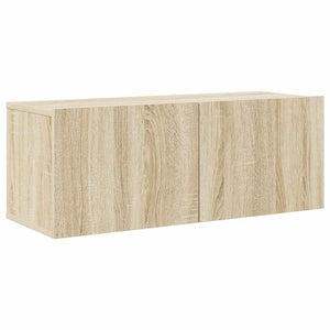 vidaXL 8-Piece TV Cabinet Set Sonoma Oak Engineered Wood