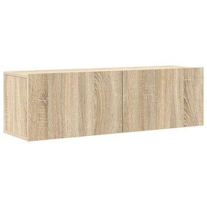 vidaXL 8-Piece TV Cabinet Set Sonoma Oak Engineered Wood