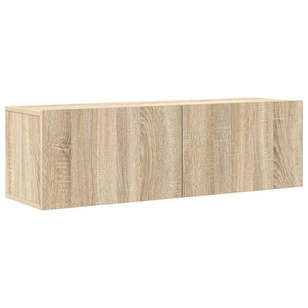 vidaXL 8-Piece TV Cabinet Set Sonoma Oak Engineered Wood