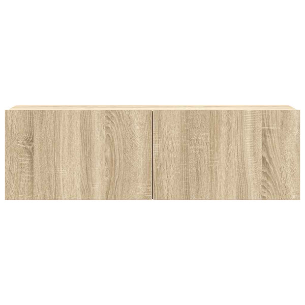 vidaXL 8-Piece TV Cabinet Set Sonoma Oak Engineered Wood