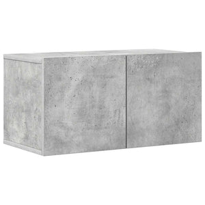 vidaXL 8-Piece TV Cabinet Set Concrete Grey Engineered Wood