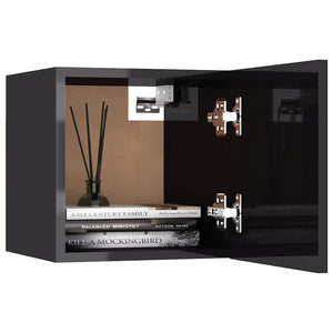 vidaXL 7-Piece TV Cabinet Set High Gloss Grey Engineered Wood