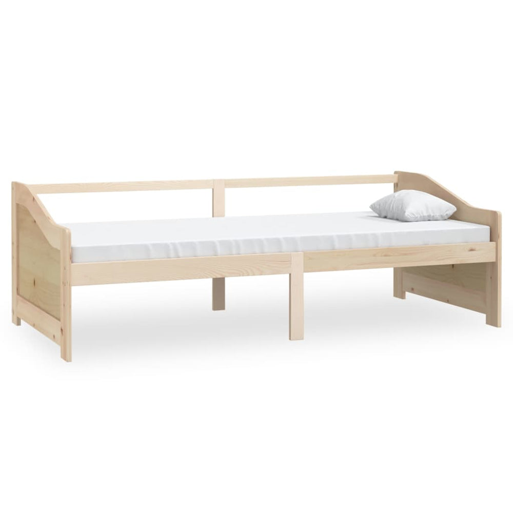 vidaXL Day Bed 3-Seater Solid Pine Wood 90x200 cm