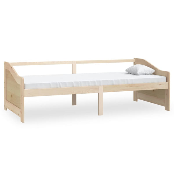 vidaXL Day Bed 3-Seater Solid Pine Wood 90x200 cm