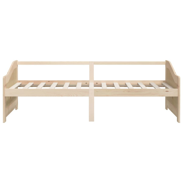 vidaXL Day Bed 3-Seater Solid Pine Wood 90x200 cm